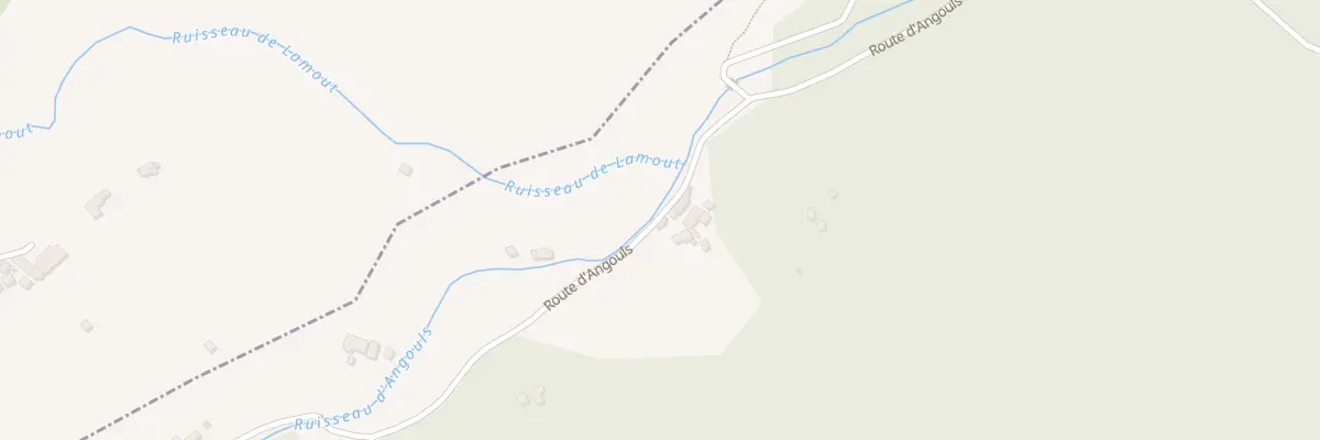 Plan du 1425 Rte d’Angouls à Couflens