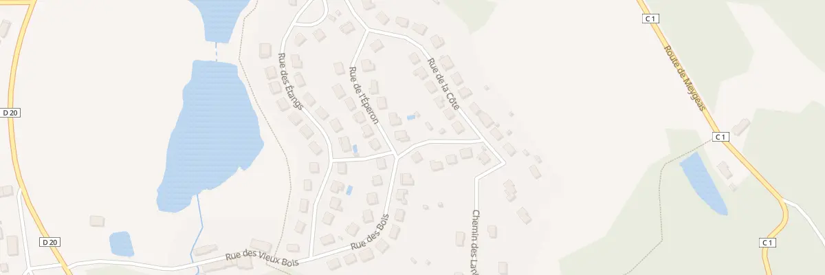 Plan du 13 Rue des Bois à Nieul