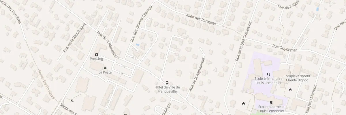 Plan du 284 Rue de la République à Franqueville-Saint-Pierre