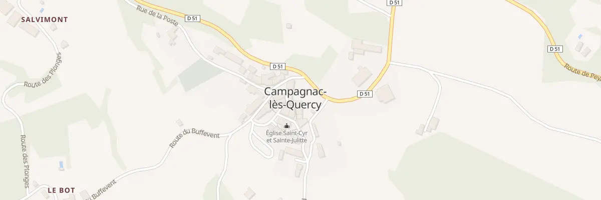 Plan du 35 Le Bourg à Campagnac-lès-Quercy