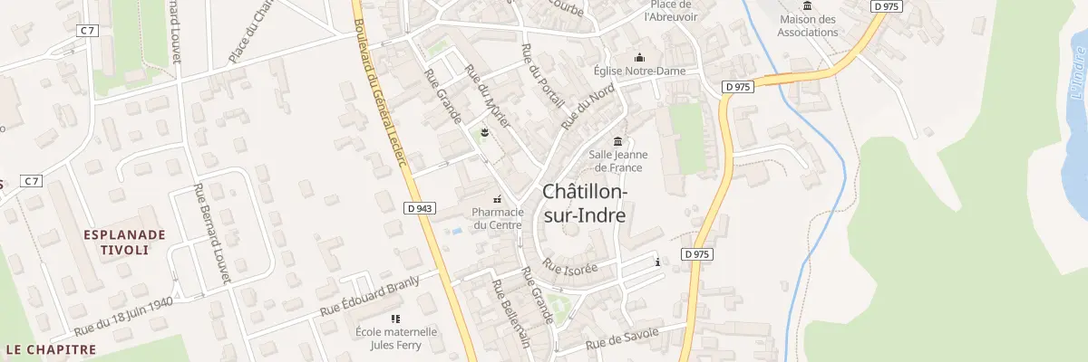 Plan du 10 Rue du Nord à Châtillon-sur-Indre