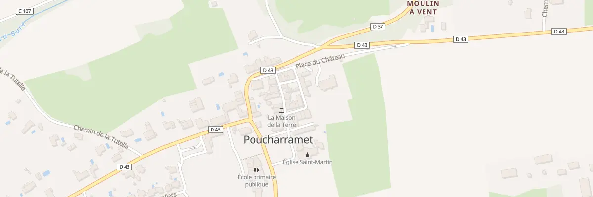 Plan du 5 Rue du Château à Poucharramet