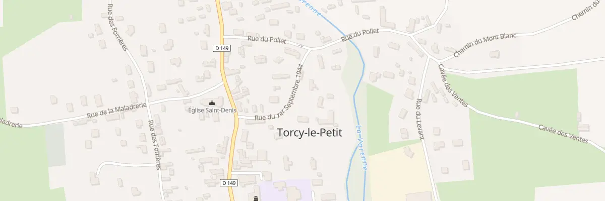 Plan du 10B Rue du 1er Septembre 1944 à Torcy-le-Petit