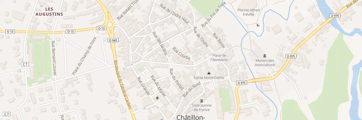 Plan du 11 Rue du Vieux Champ de Foire à Châtillon-sur-Indre