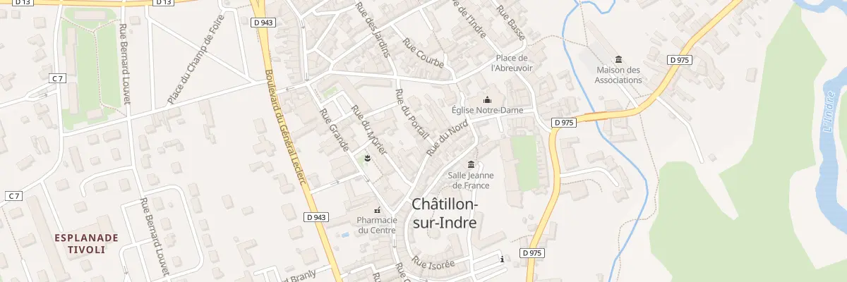 Plan du 13 Rue du Nord à Châtillon-sur-Indre
