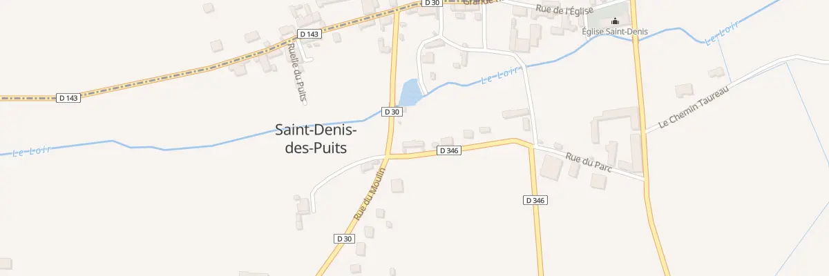 Plan du 1 Rue du Parc à Saint-Denis-des-Puits