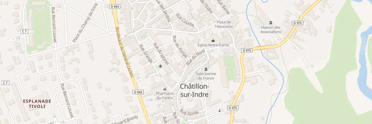 Plan du 5355 Rue du Nord à Châtillon-sur-Indre
