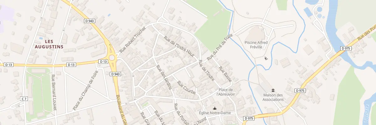 Plan du 15 Rue du Bourg Neuf à Châtillon-sur-Indre