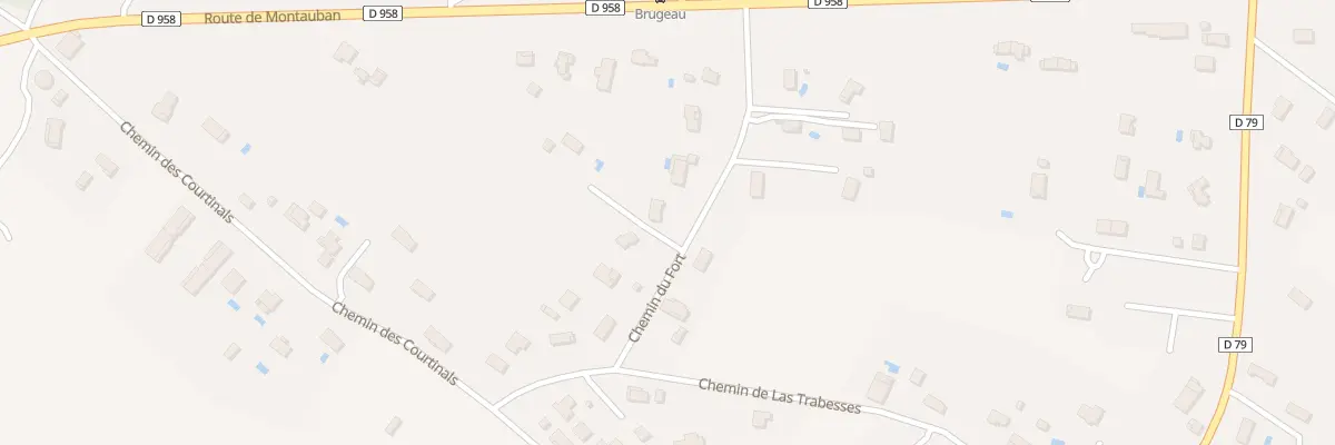 Plan du 180 Che du Fort à Castelsarrasin