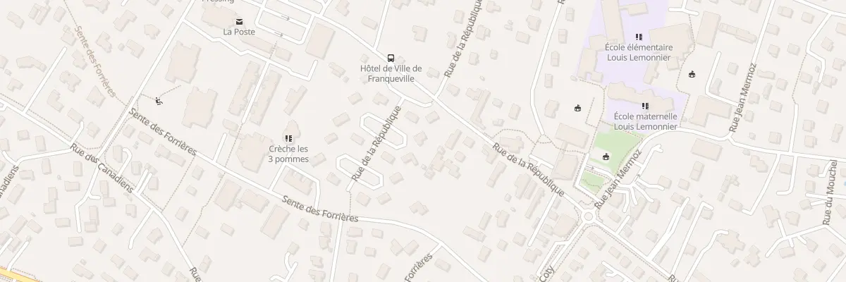 Plan du 151 Rue de la République à Franqueville-Saint-Pierre
