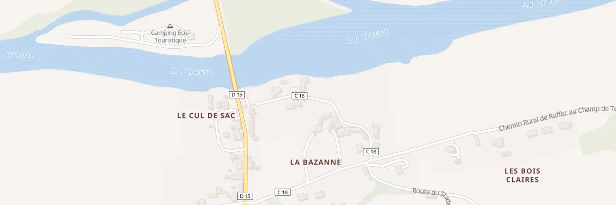 Plan du 35 La Bazanne à Ruffec