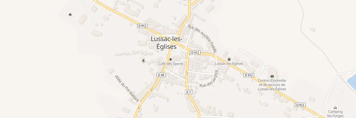 Plan du 4 Pl de la Fontaine à Lussac-les-Églises