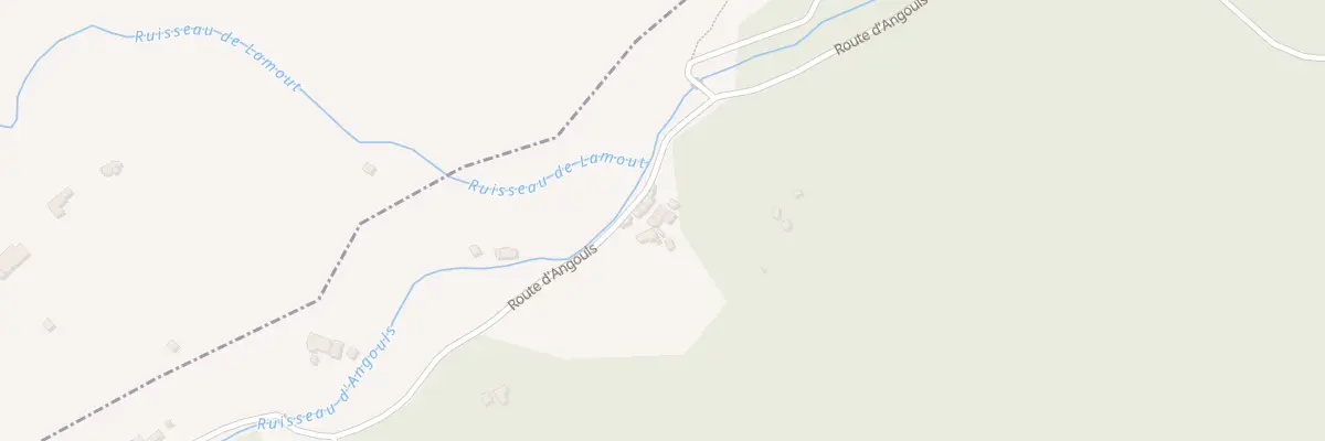 Plan du 1435 Rte d’Angouls à Couflens