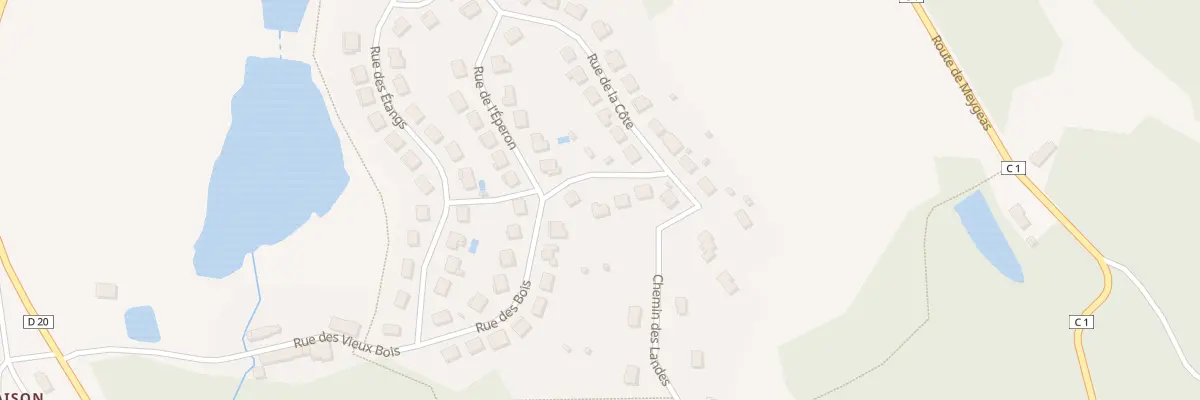 Plan du 22 Rue des Bois à Nieul
