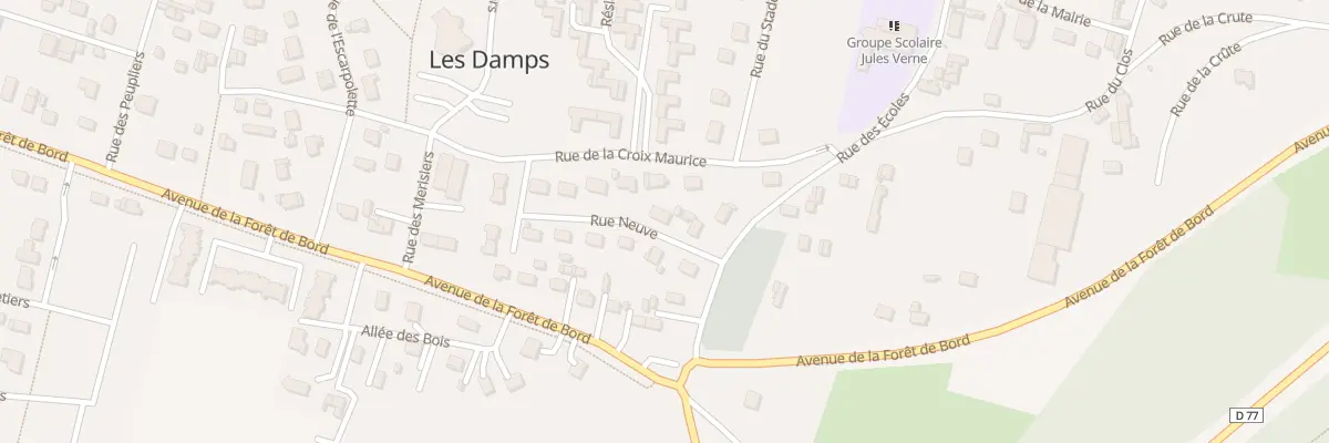 Plan du 2 Rue Neuve aux Damps
