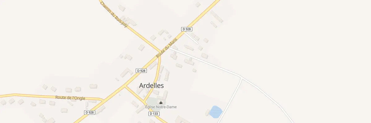 Plan du 7 Le Bourg à Ardelles