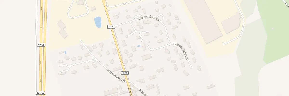 Plan du 16 Rue des Sablons à Acquigny