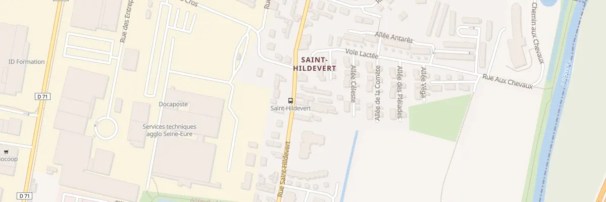 Plan du 9000 Rue Saint Hildevert à Louviers