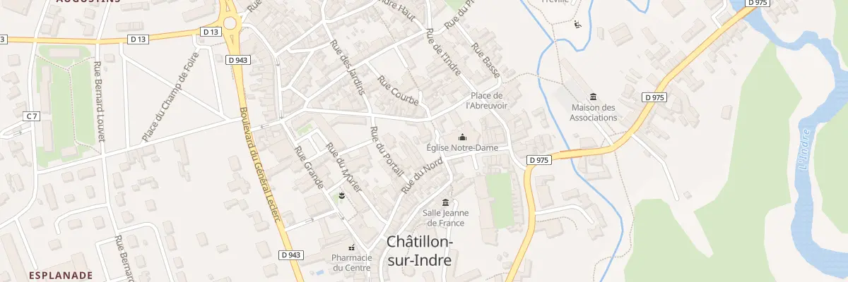 Plan du 25 Rue du Nord à Châtillon-sur-Indre