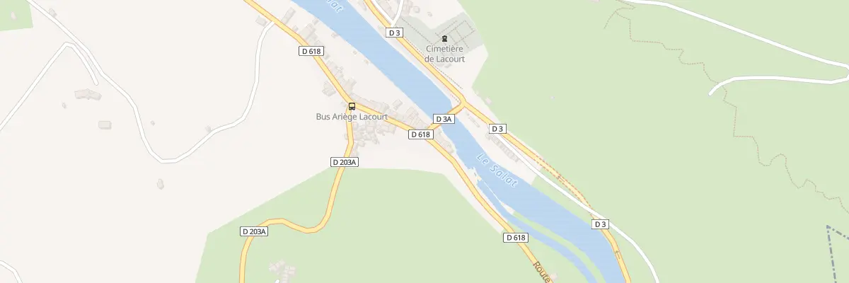 Plan du 1 Av du Nabech à Lacourt