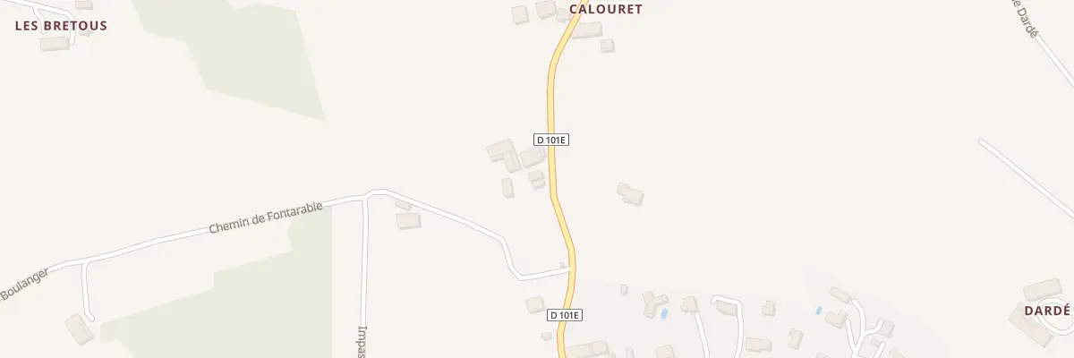 Plan du 1539 Rte de la Serre à Lizac