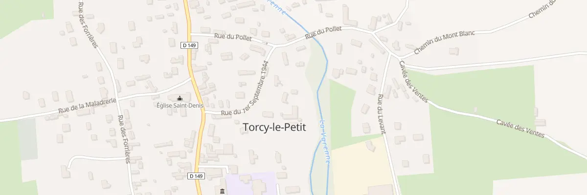 Plan du 10 Rue du 1er Septembre 1944 à Torcy-le-Petit