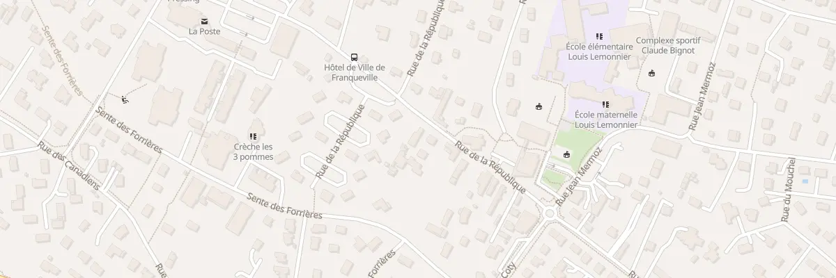 Plan du 145 Rue de la République à Franqueville-Saint-Pierre