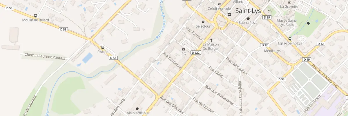 Plan du 4 Rue Dardenne à Saint-Lys