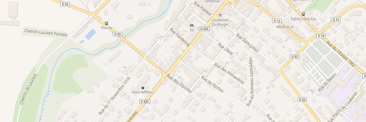 Plan du 1 Rue de l’Enclos à Saint-Lys