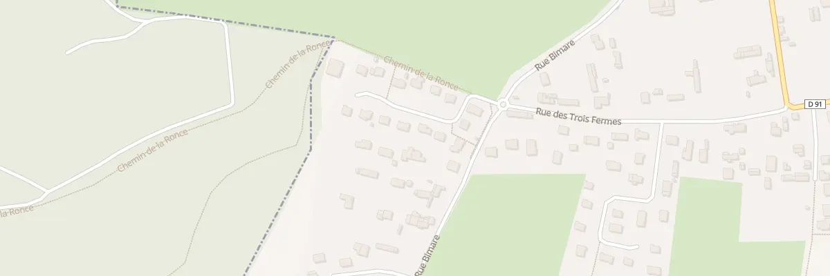 Plan du 91 All des Bouilleurs à Roncherolles-sur-le-Vivier