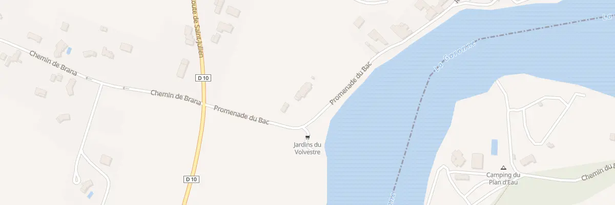 Plan du 5000F Prom du Bac à Salles-sur-Garonne