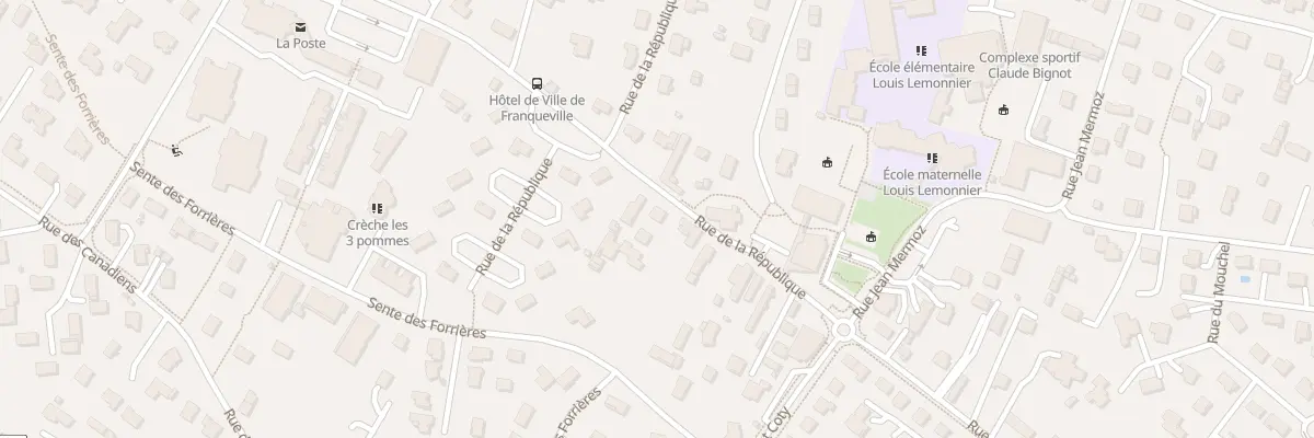 Plan du 131 Rue de la République à Franqueville-Saint-Pierre