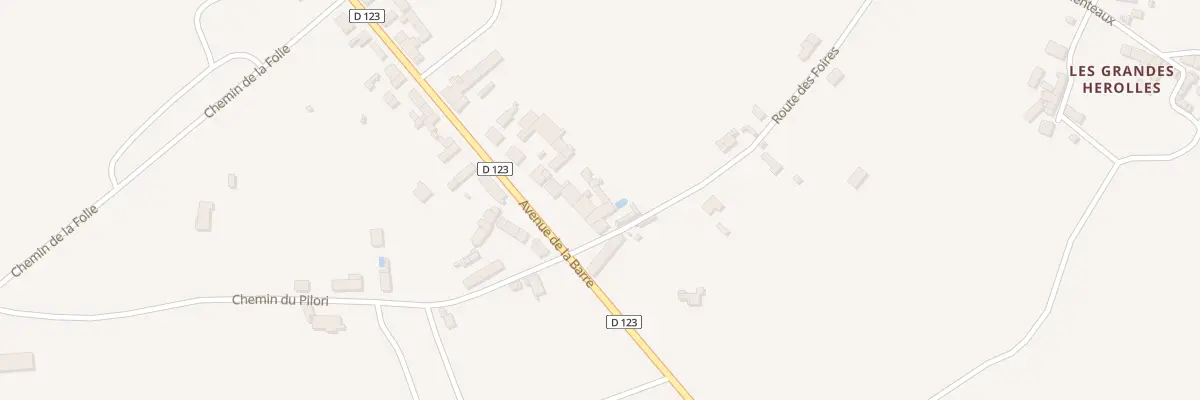 Plan du 6 Av de la Barre à Coulonges-les-Hérolles