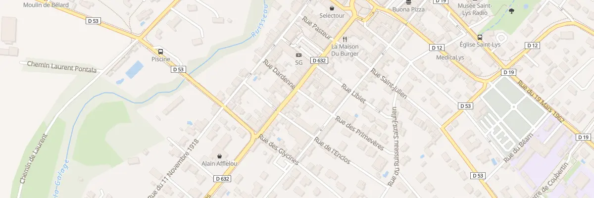 Plan du 37 Av de la République à Saint-Lys