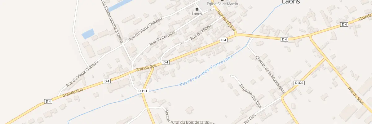 Plan du 29 Grande Rue à Laons