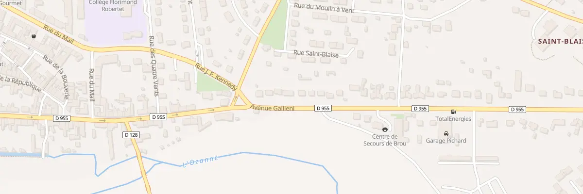 Plan du 11 Av Galliéni à Brou
