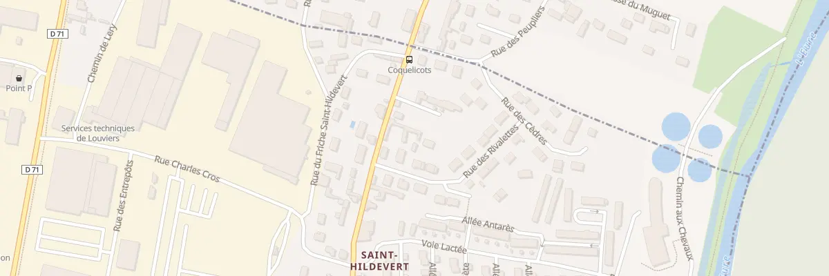 Plan du 100B Rue Saint Hildevert à Louviers