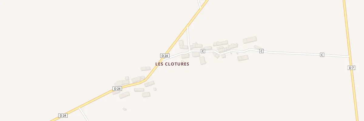 Plan du 9 Les Clotures à Lussac-les-Églises
