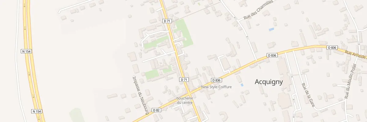 Plan du 8 Rue de Louviers à Acquigny