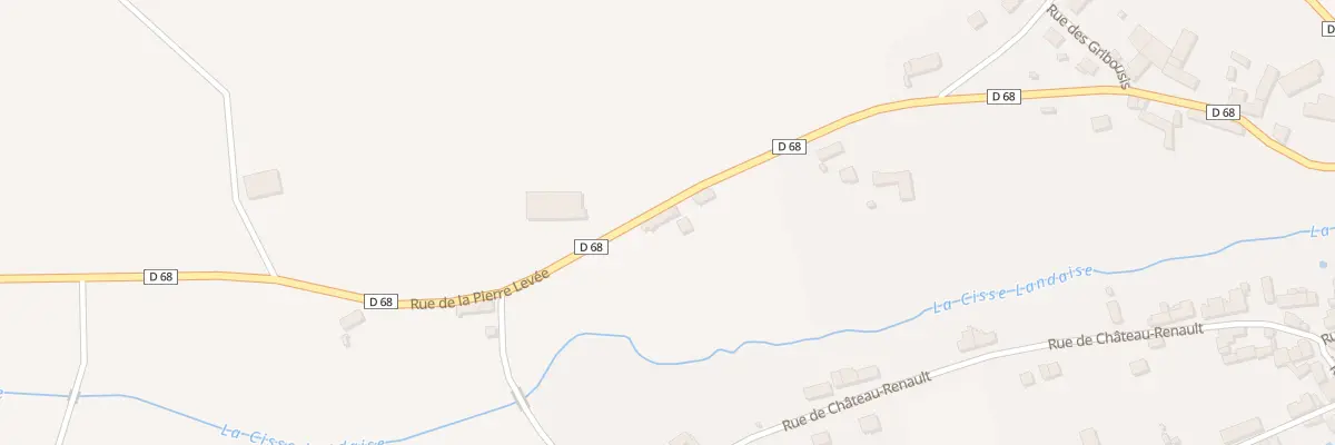 Plan du 620 Rue de la Pierre Levée à Landes-le-Gaulois