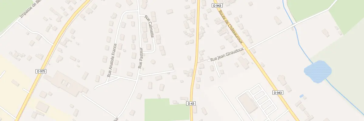 Plan du 30 Rte de Mézières-en-Brenne à Châtillon-sur-Indre