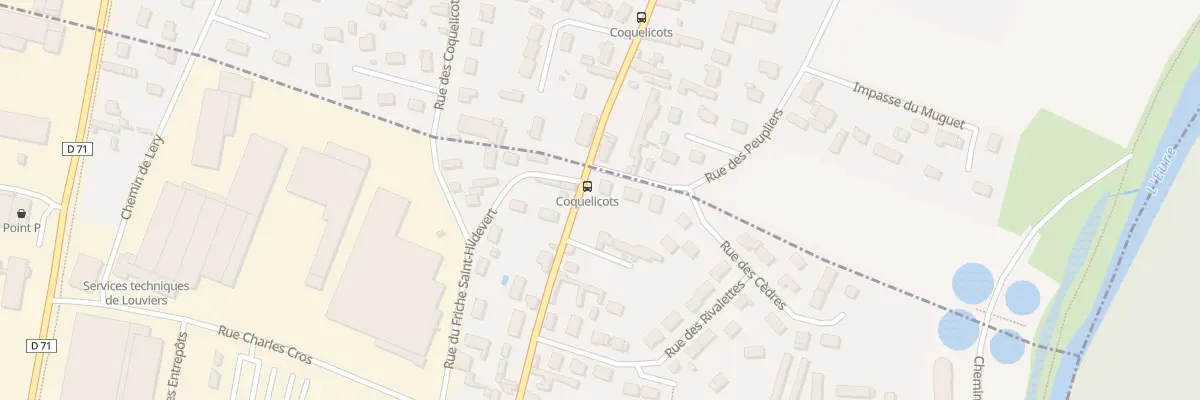 Plan du 116 Rue Saint Hildevert à Louviers