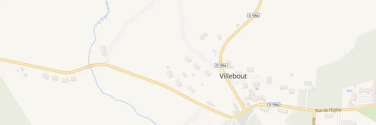 Plan du 6 Rue du Clos Chesnaie à Villebout