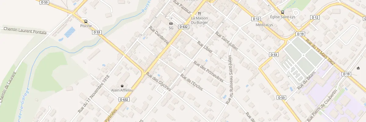 Plan du 2 Rue des Primevères à Saint-Lys
