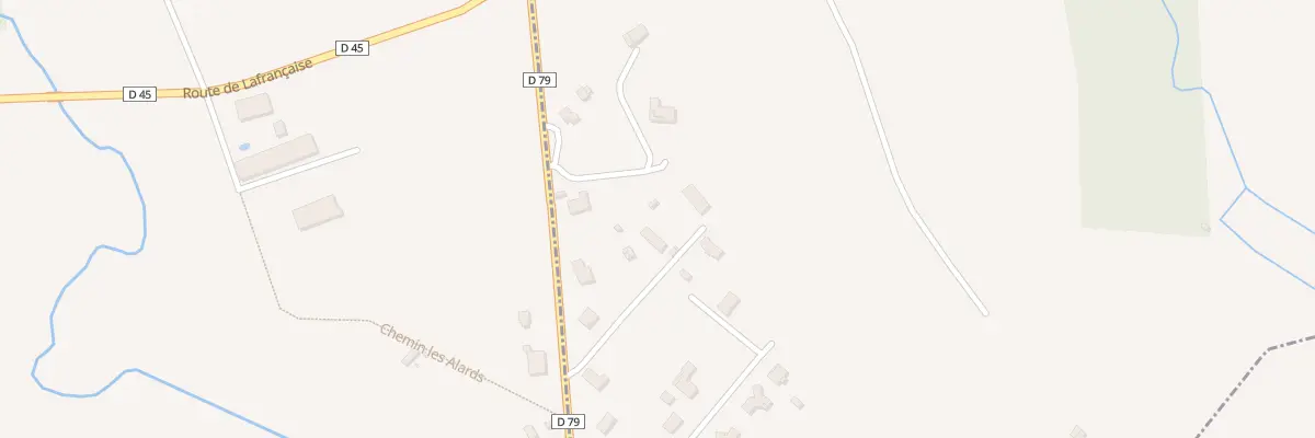 Plan du 3301 Rte de Saint-Porquier aux Barthes