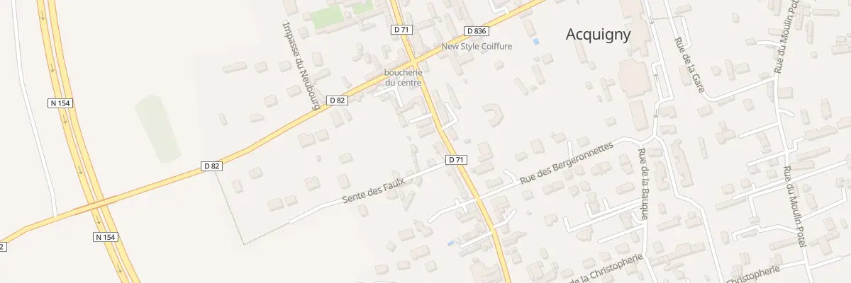 Plan du 7 Rue d’Evreux à Acquigny