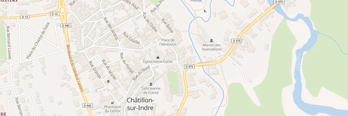 Plan du 35 Rue du Nord à Châtillon-sur-Indre