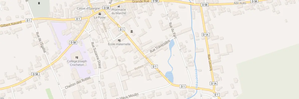 Plan du 2B Rue Traversière à Veuzain-sur-Loire