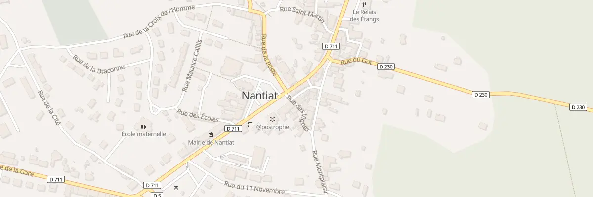 Plan du 1 Rue des Vignes à Nantiat