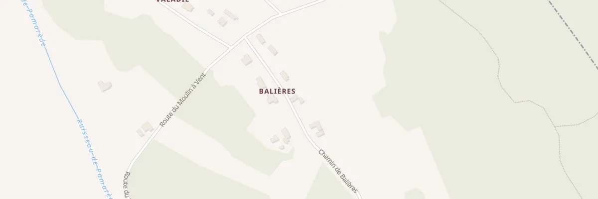Plan du 5109F Balieres à Pomarède